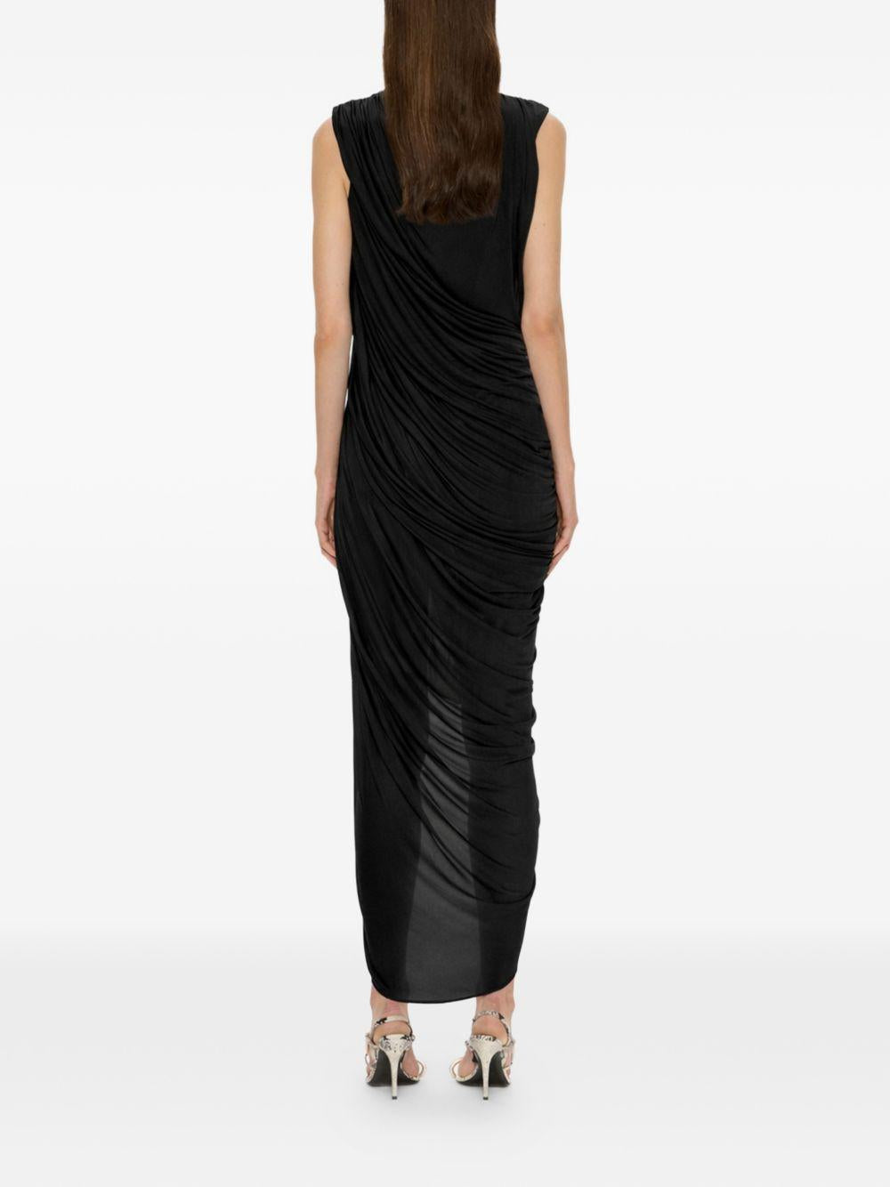 Abito asimmetrico in nero Christopher esber - donna 