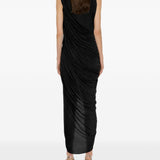 Abito asimmetrico in nero Christopher esber - donna 