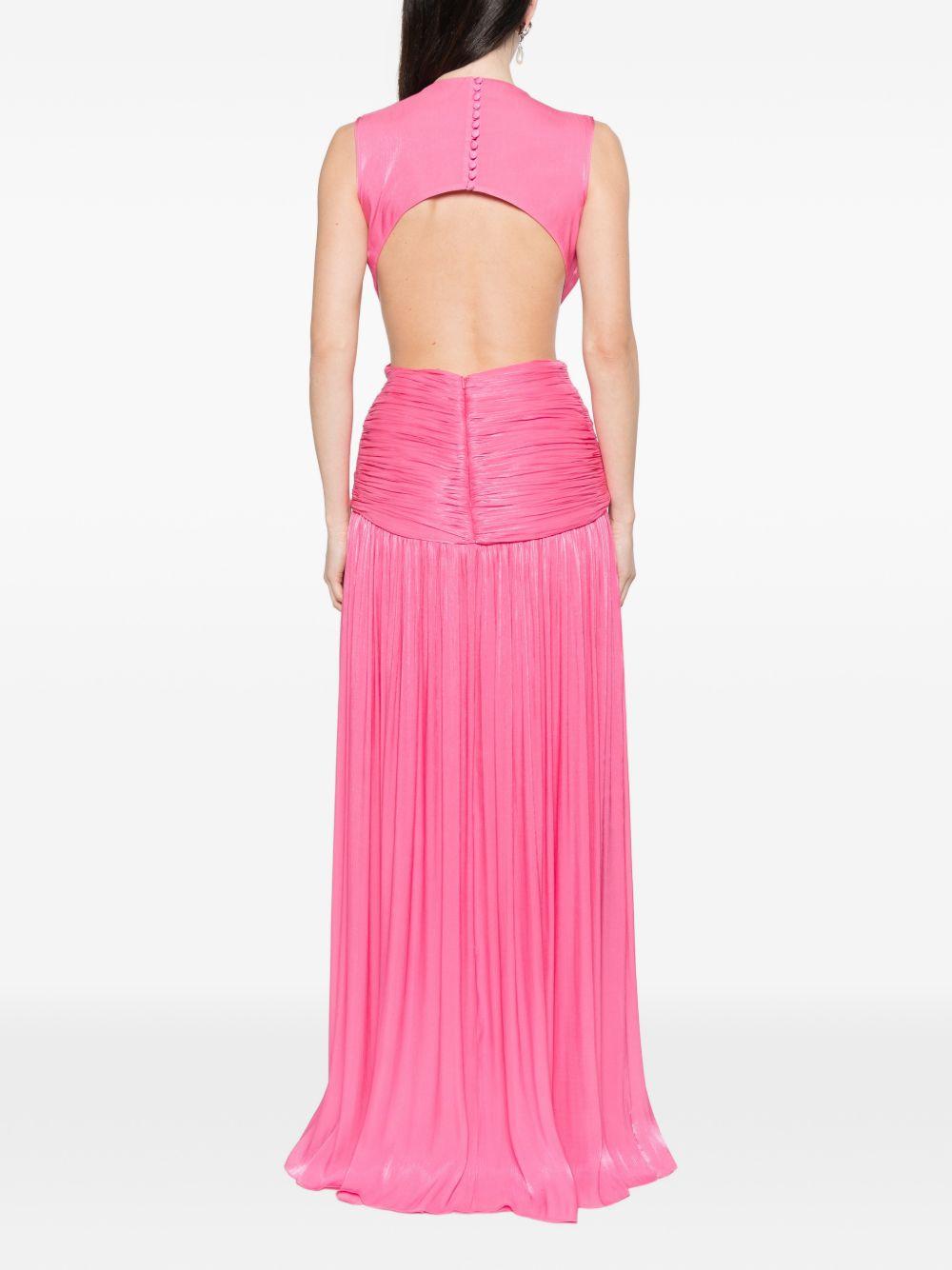 Abito maxi silla in fucsia Costarellos - donna 