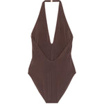 Body con scollo a spalla a V in marrne Zimmermann - donna 
