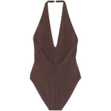 Body con scollo a spalla a V in marrne Zimmermann - donna 