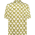 Camicia a fantasia in beige e verde Laneus - uomo 