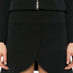Minigonna Ellipse in nero - donna 