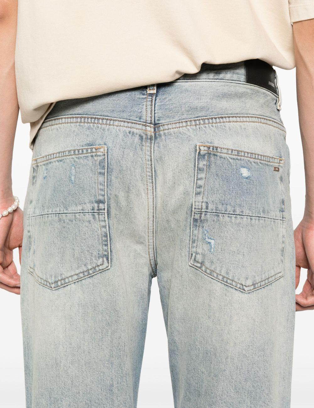 Jeans dritti MX1 in celeste 
