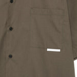 Camicia a maniche corte in verde Gr10k replicated - uomo 