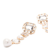 Orecchini con design a goccia in oro Self-portrait - donna 