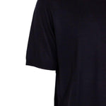 T-shirt in maglia a maniche corte  in nero Kangra - uomo 