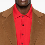 Cappotto con tasche in marrone Aspesi - uomo 