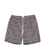 Pantaloncini da bagno con motivo geometrico in grigio Eleventy - uomo 