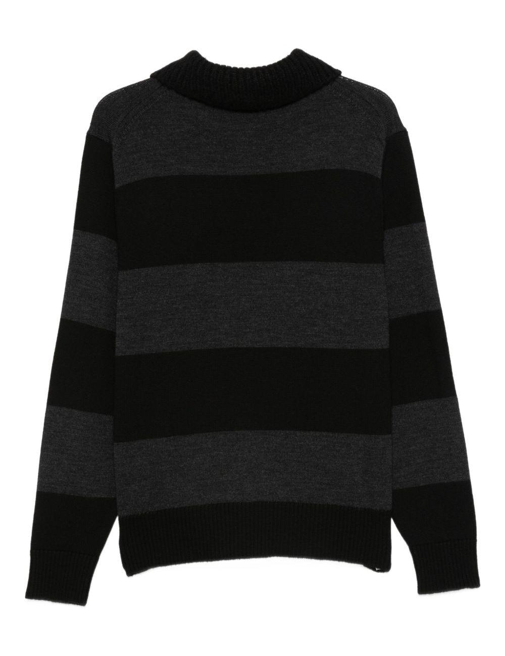 Polo a righe in nero Simone Rocha - donna 
