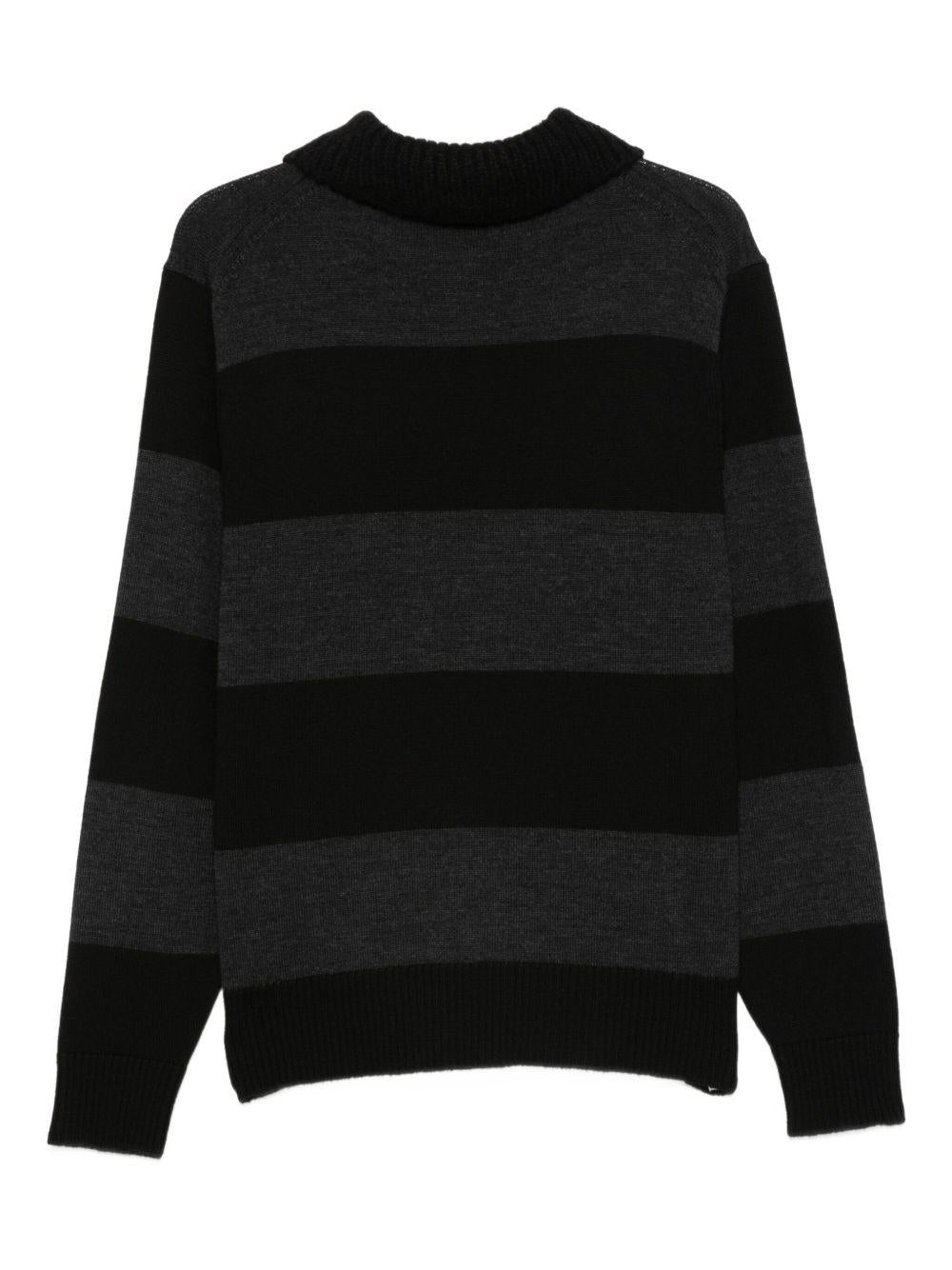 Polo a righe in nero Simone Rocha - donna 