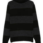 Polo a righe in nero Simone Rocha - donna 