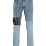 Jeans con design patchwork in blu Martine rose - uomo 