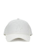 Golden Goose white cotton baseball cap with star detail - unisex