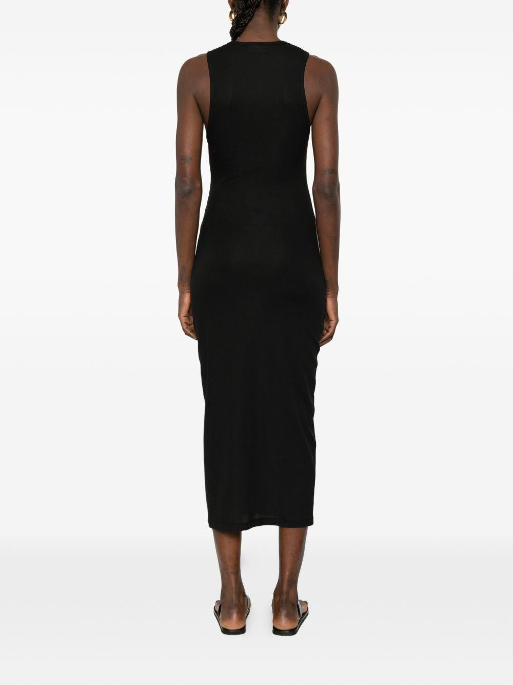 Abito con scollo tondo in nero WARDROBE.NYC - donna 