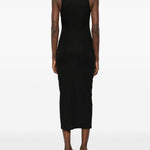 Abito con scollo tondo in nero WARDROBE.NYC - donna 