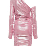 Abito mini asimmetrico olimpia in rosa The Andamane - donna 
