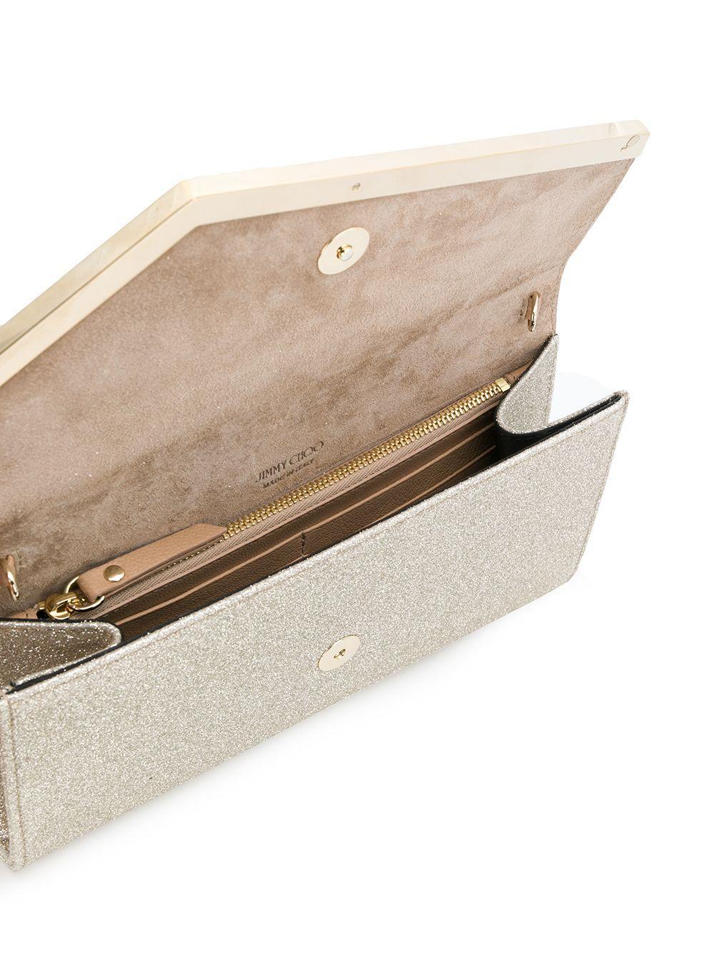 Clutch Emmie in platino Jimmy choo - donna 