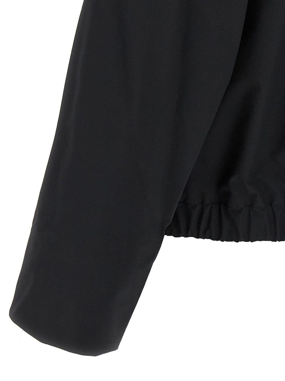 Giacca tecnica Secant con cappuccio in nero 