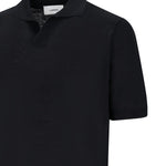 Polo a maniche corte  in nero Lardini - uomo 