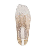 Ballerine con cristalli minette in beige Christopher esber - donna 
