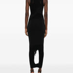 Abito lungo con scollo girocollo in nero Wolford - donna 