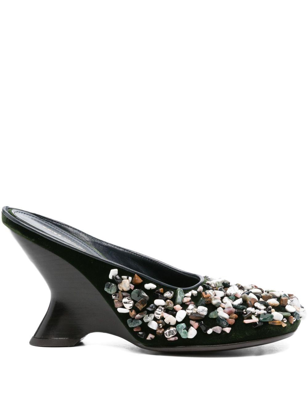 Mules con perline multicolore Dries van noten - donna 