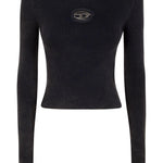 Top a coste in nero Diesel - donna 