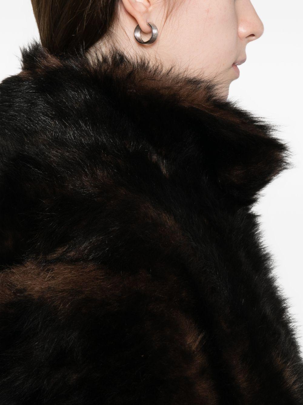 Giacca in shearling in marrone Toteme - donna 