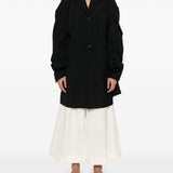 Pantaloni svasati in lana bianco Comme Des Garçons - donna 