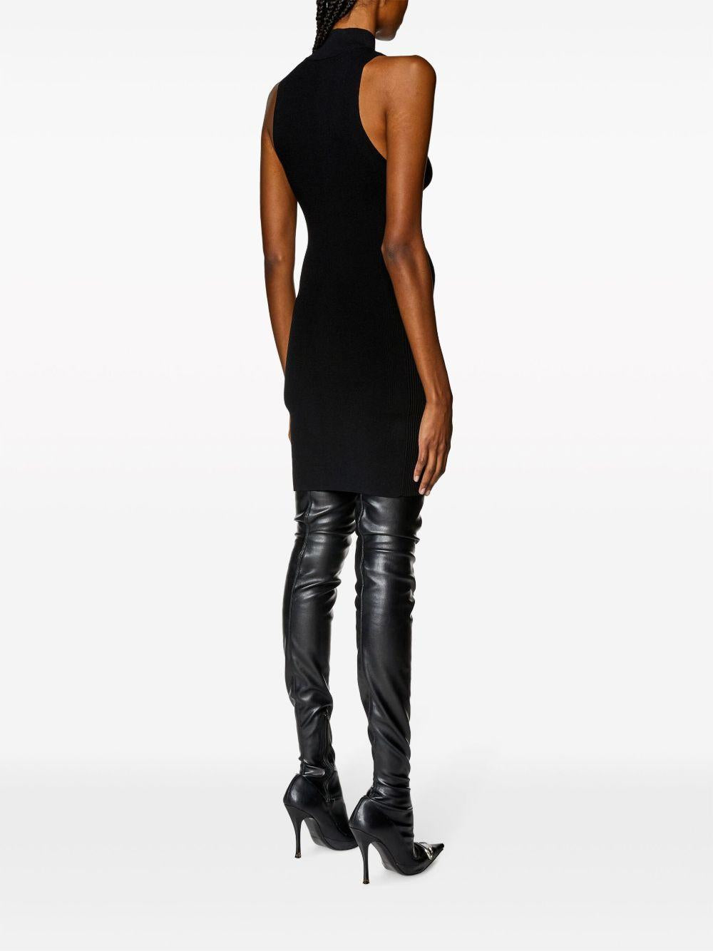 Abito M-Onervax con collo alto  in nero Diesel - donna 