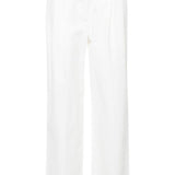 Pantaloni dritta in bianco Toteme - donna 