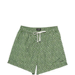 Costume da bagno con stampa geometrica in verde Zegna - uomo 