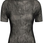 Top effetto plisse in nero Issey miyake  - donna 