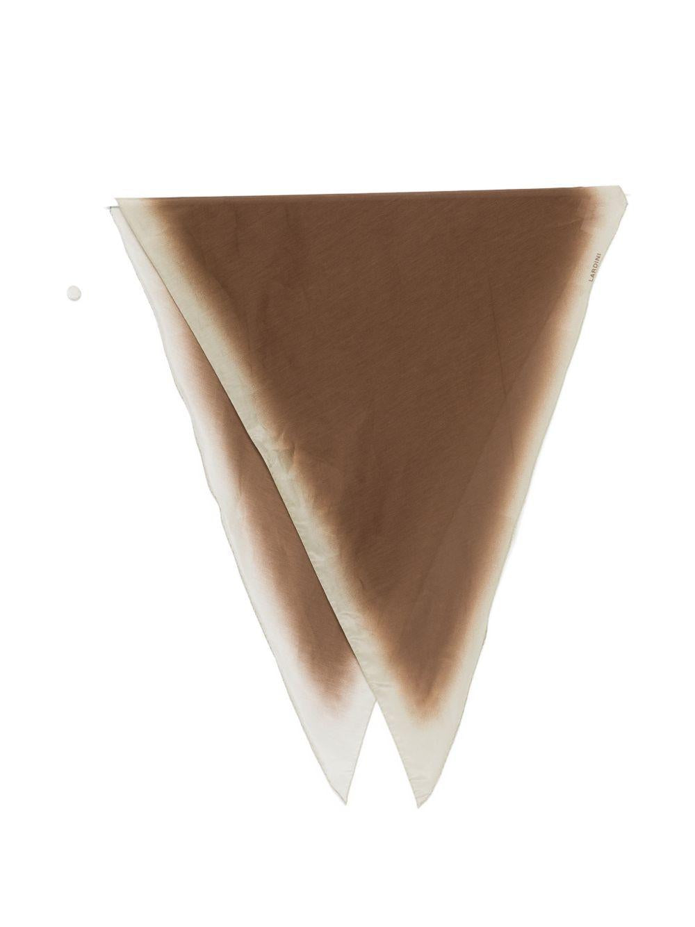 Sciarpa dip-dye in beige Lardini - uomo 