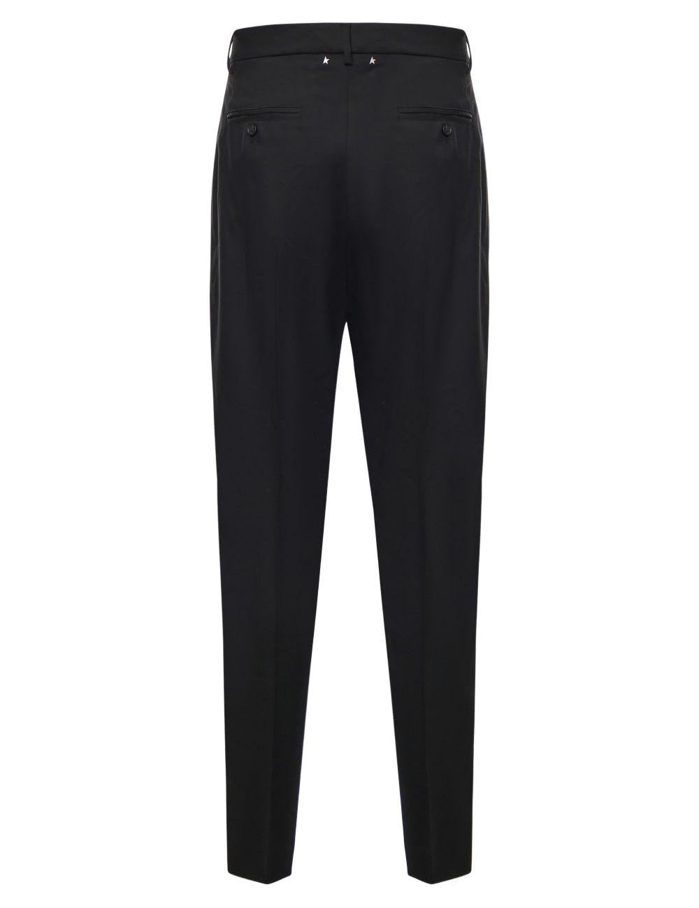 Pantaloni con borchie in nero Golden goose - uomo 
