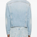 Giacca denim con tasche in azzurro ERL - uomo 