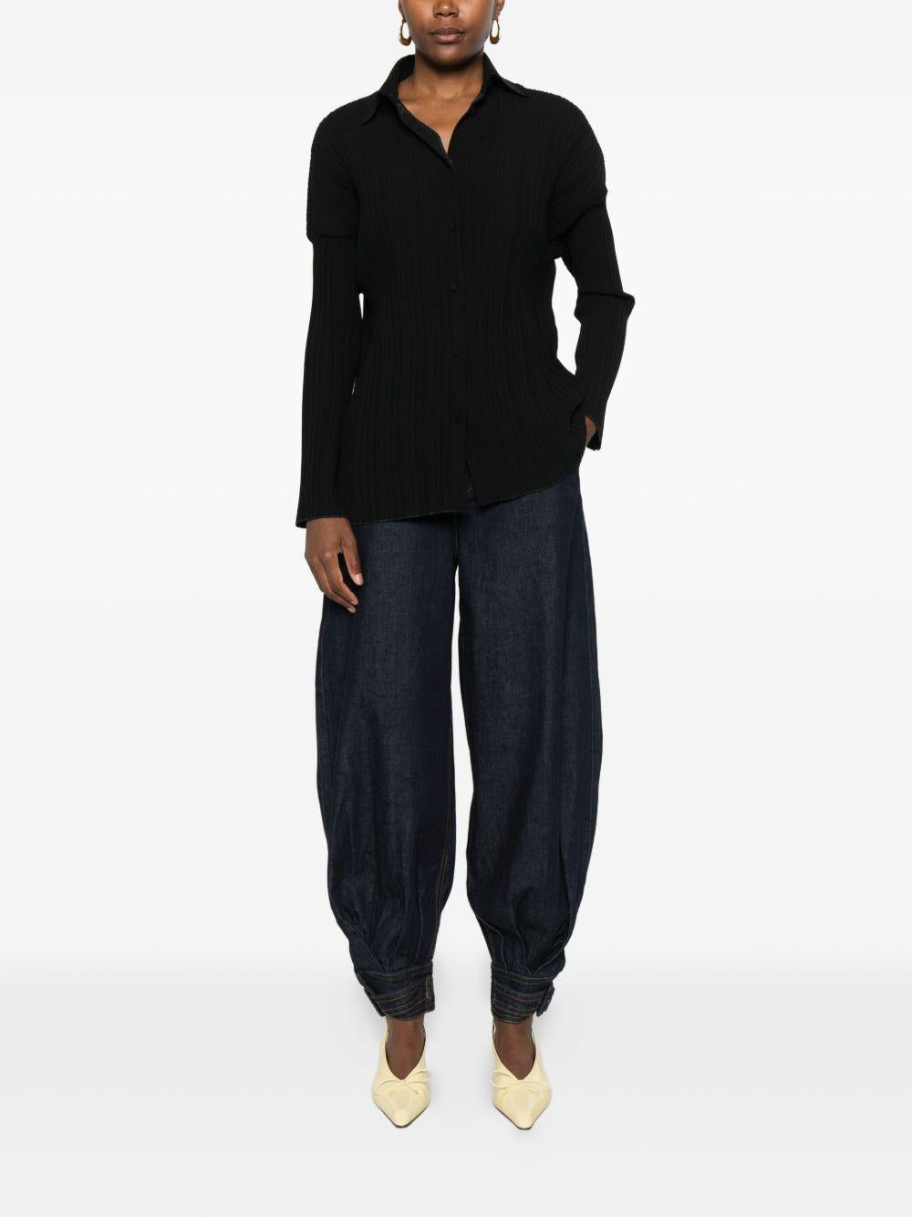 Camicia a maniche lunghe in nero Forte forte - donna 