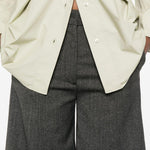 Pantaloni a gamba ampia in grigio The latest - donna 