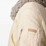 Bomber imbottito in avorio AMI Paris - unisex 