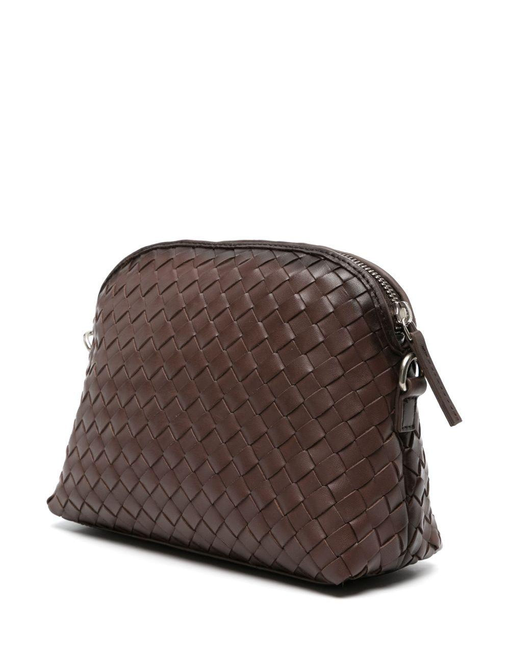 Borsa a tracolla Fellini in marrone scuro Dragon Diffusion - donna 