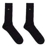 Calzini con ricamo Orb in nero Vivienne westwood - donna 