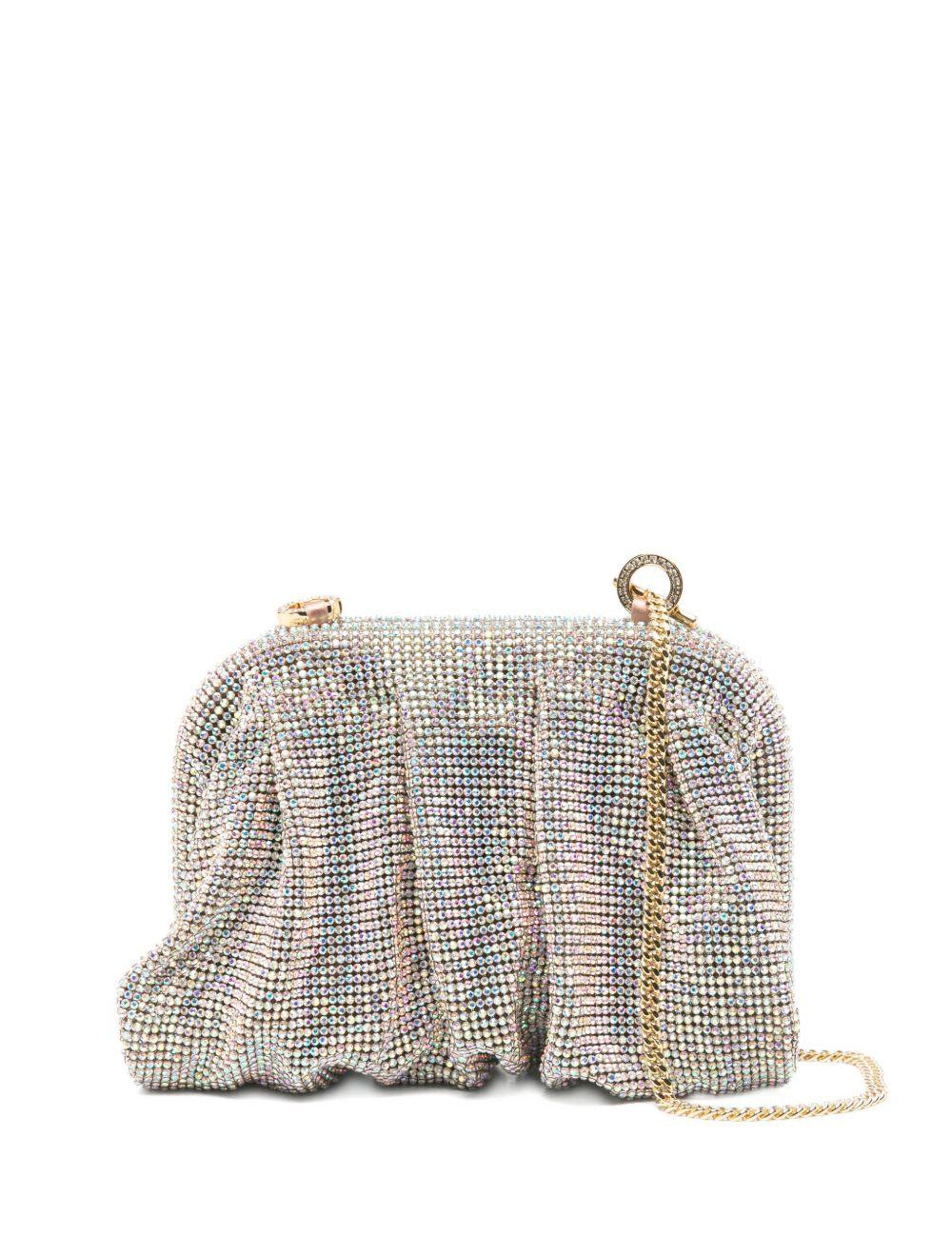 Clutch Venus piccola con cristalli in argento Benedetta Bruzziches - donna 
