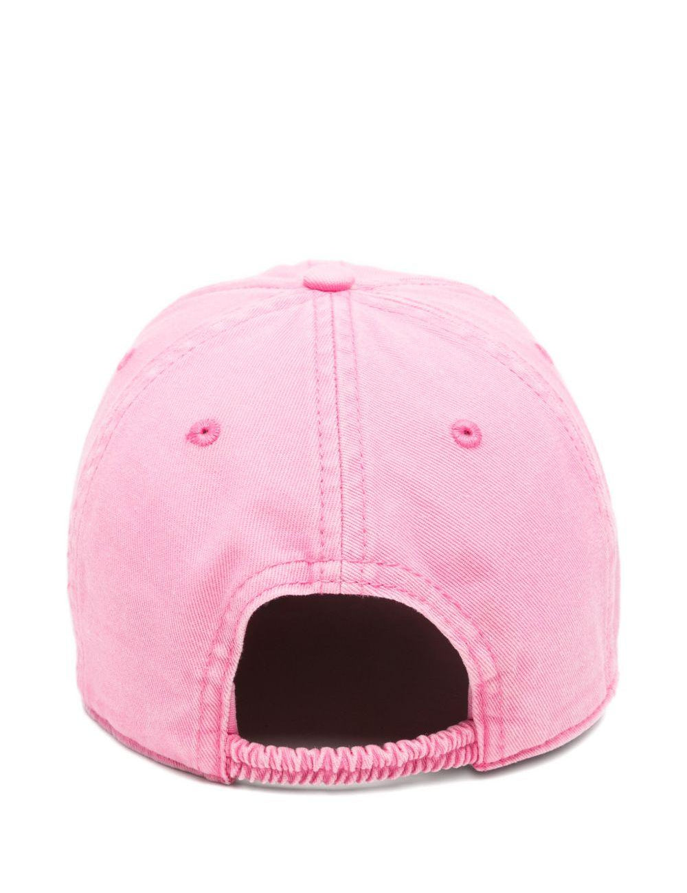 Cappello da baseball con logo in rosa The attico - donna 