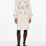 Trench con cintura in avorio Max Mara the cube - donna 