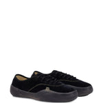 Sneakers in velluto a coste coupe in nero 