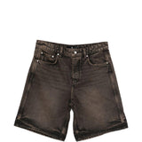 Shorts denim con cinque tasche in nero Represent - uomo 