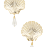 Orecchini con perle shell color oro Rowen Rose - donna 