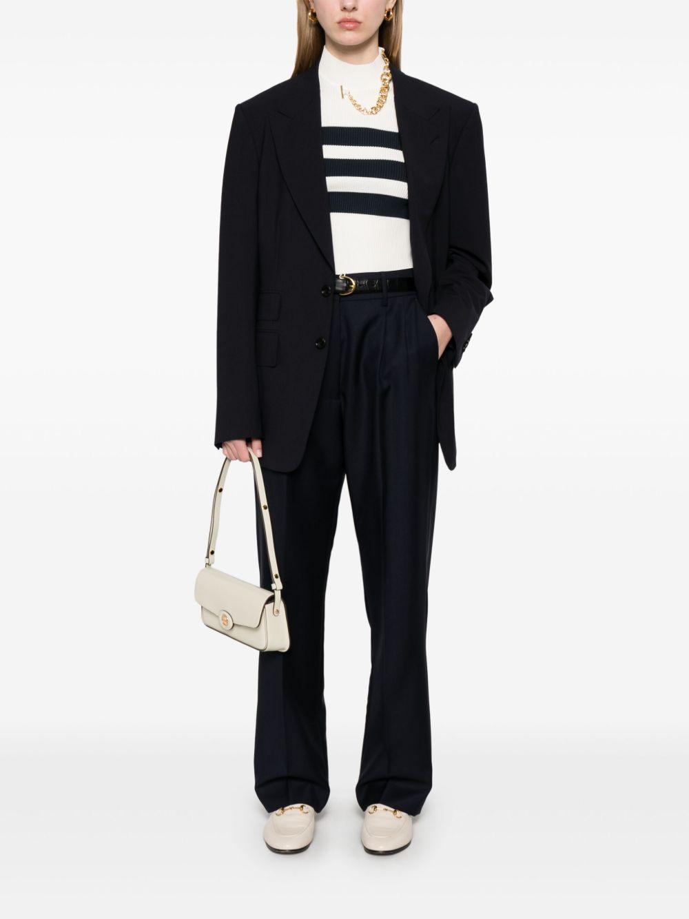 Pantaloni dritti First Class in blu BLAZÉ MILANO - donna 