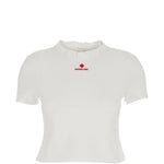 T-shirt con logo in marrone Shushu/tong - donna 